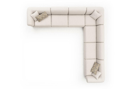 Sofa L-shape Upholstery Couch Living room Modern Furniture 405x405cm Sofas Corner sofa